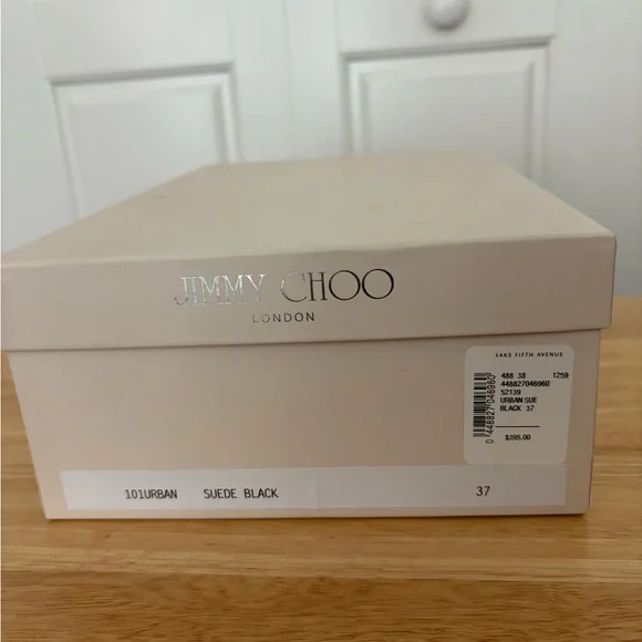 Jimmy Choo Urban Black Suede Women's Platform Sandals. Size 37 (6.5M) - Picture 14 of 16